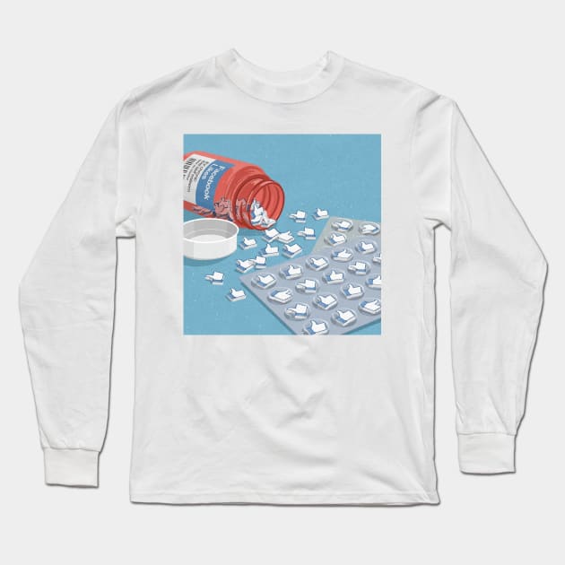 Like Drugs Long Sleeve T-Shirt by John Holcroft